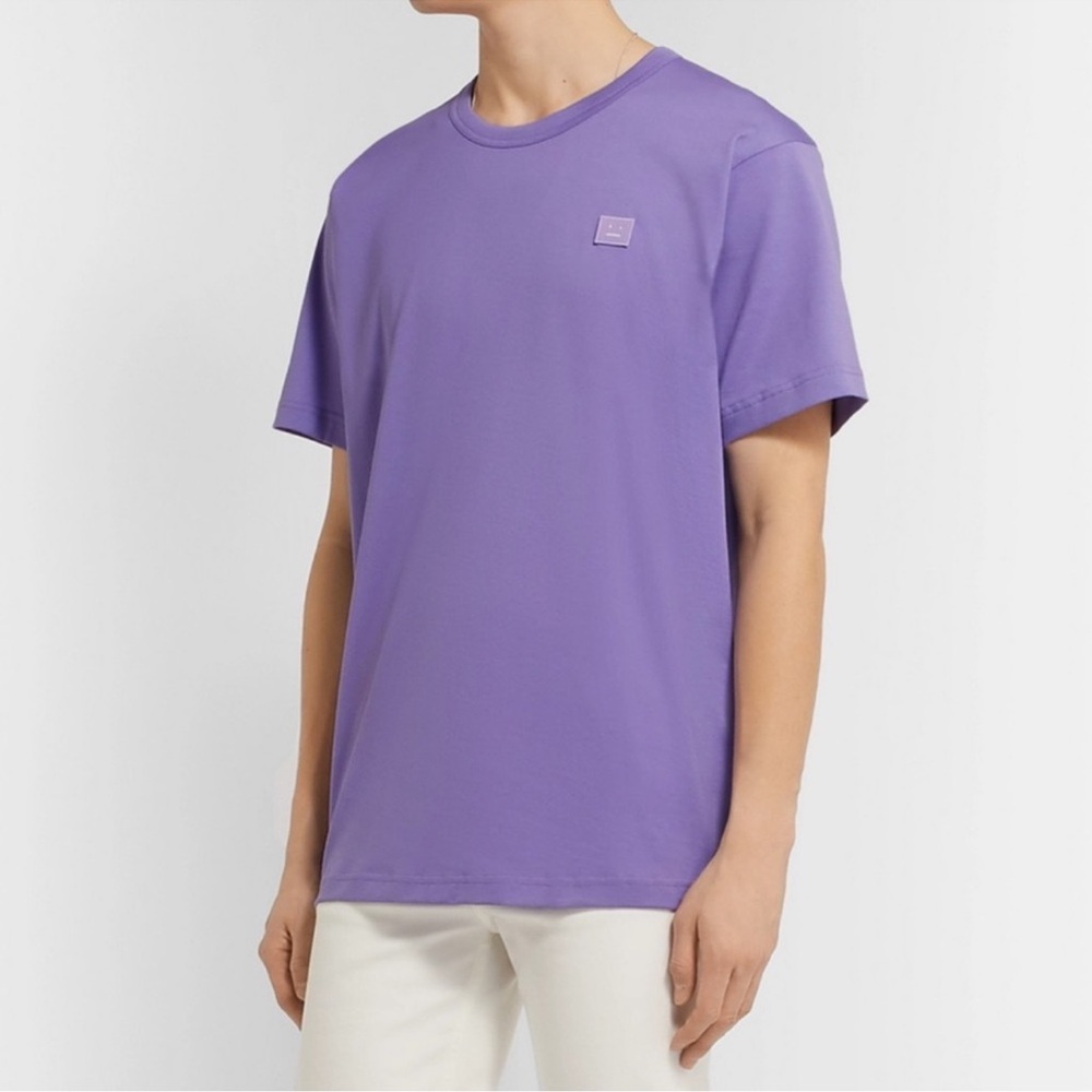 Acne Lavender Short Sleeve Tee